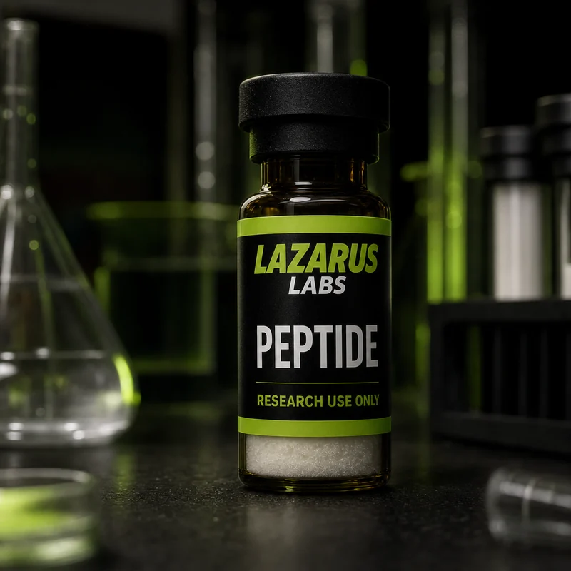 Research-grade peptide vial